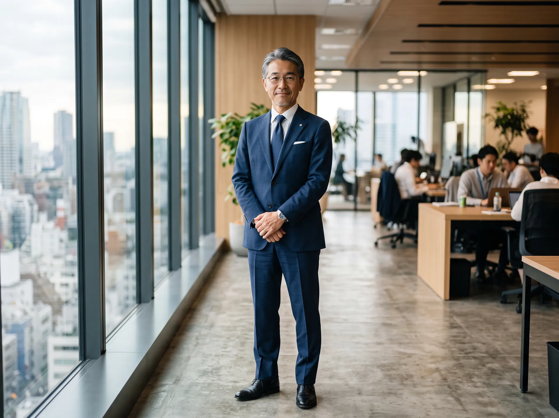 スーツの男性