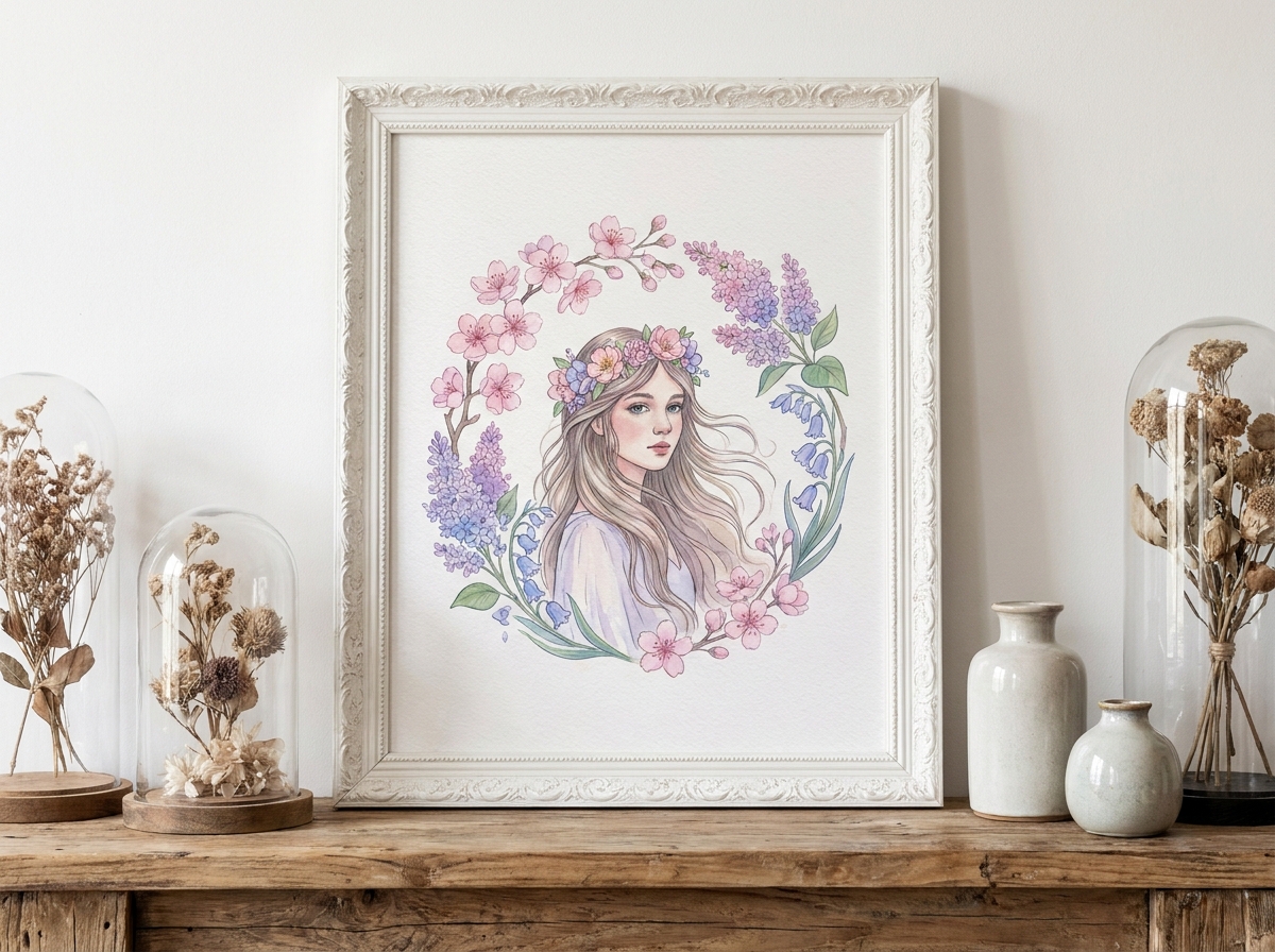 Spring Bloom Illustration