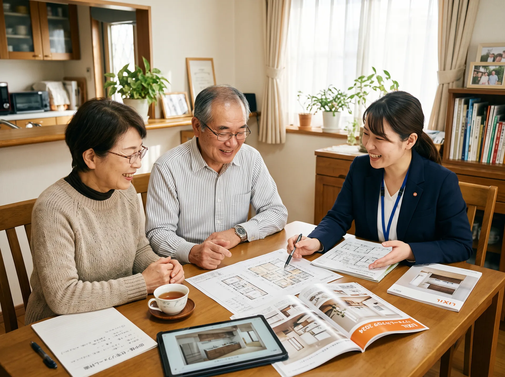 お客様との打ち合わせの様子