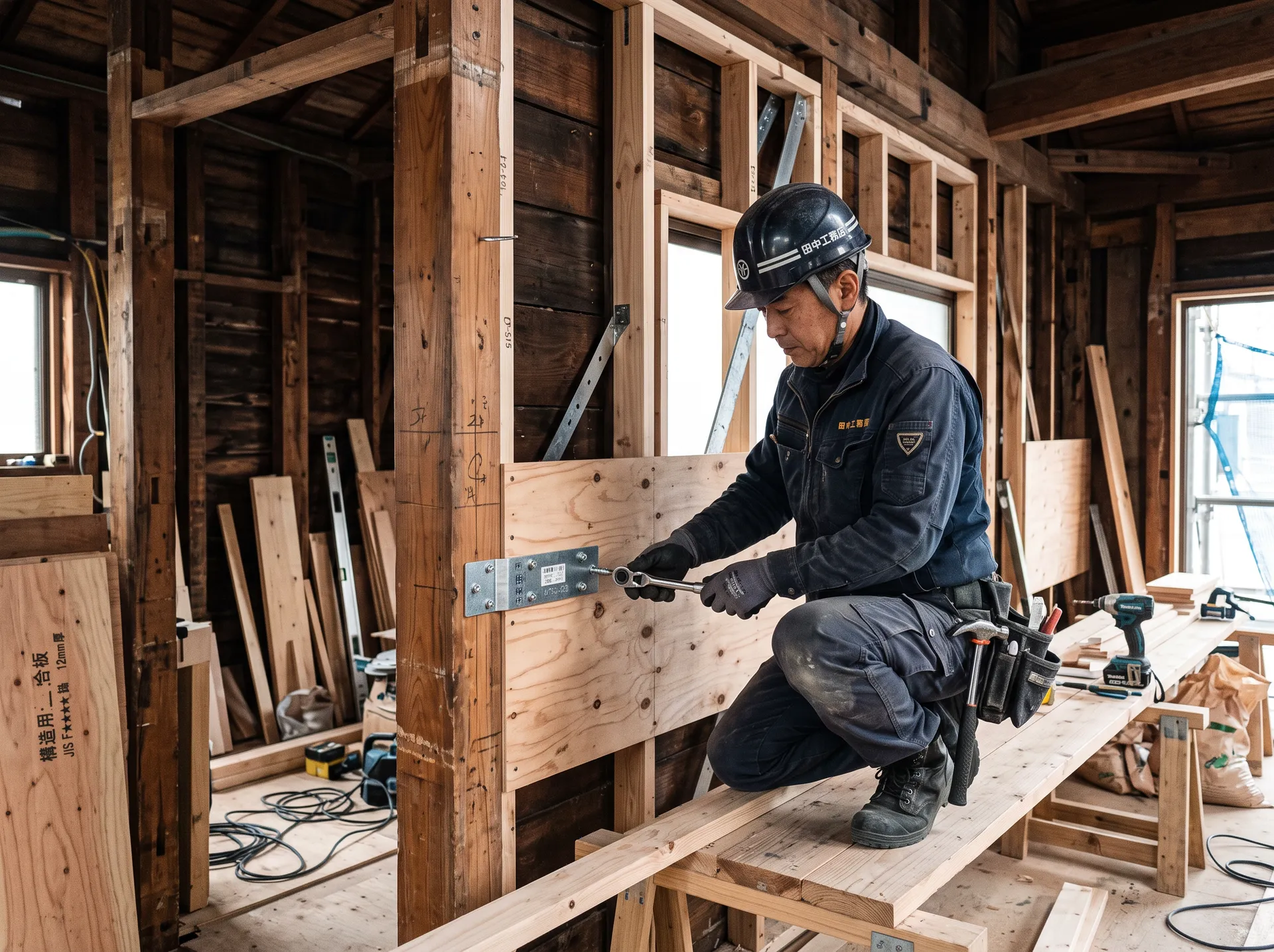 住宅の耐震改修工事