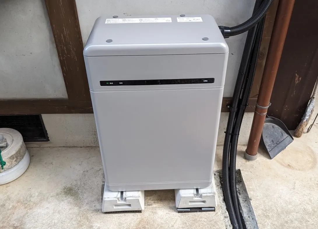 屋内に設置された家庭用蓄電池