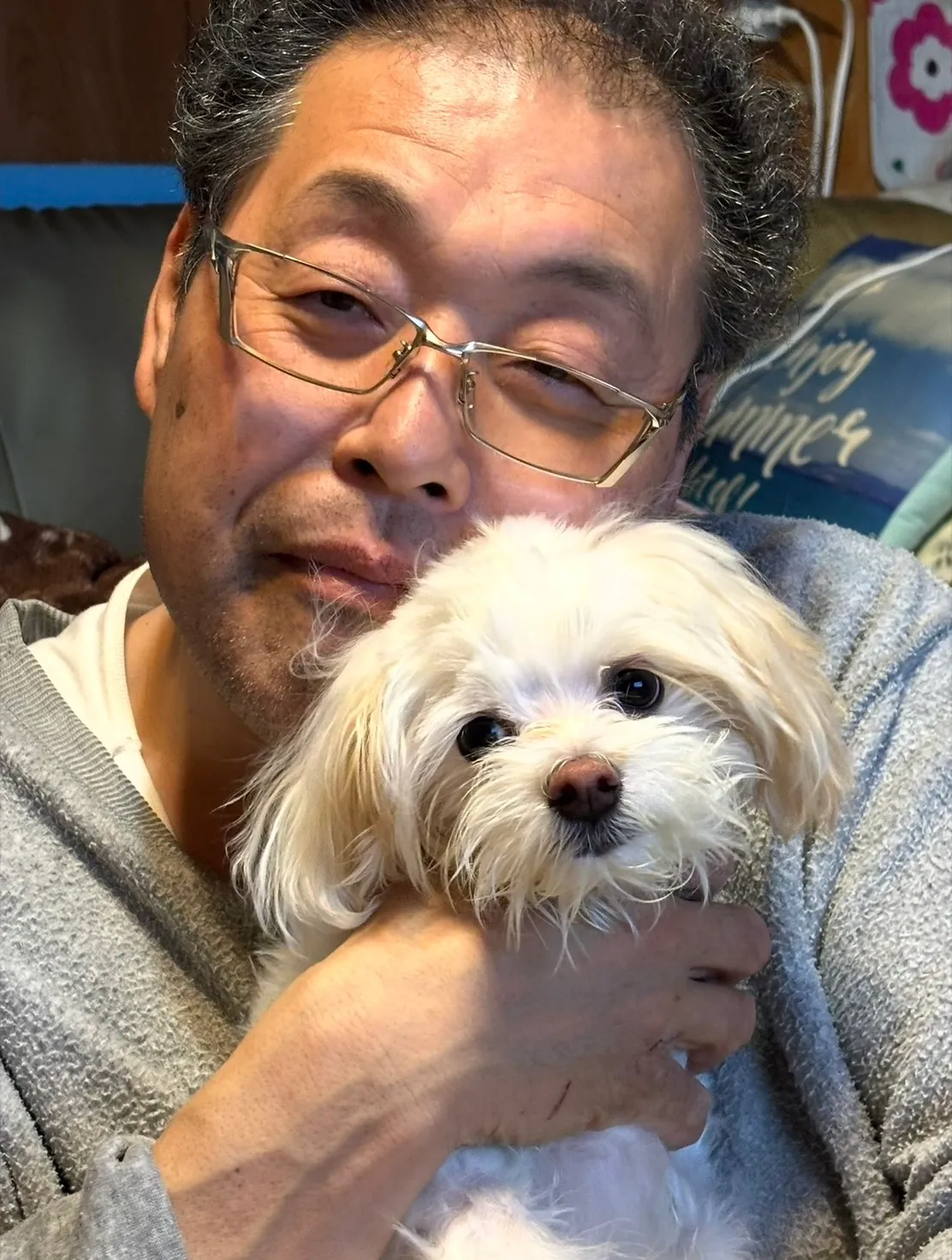 船長と愛犬