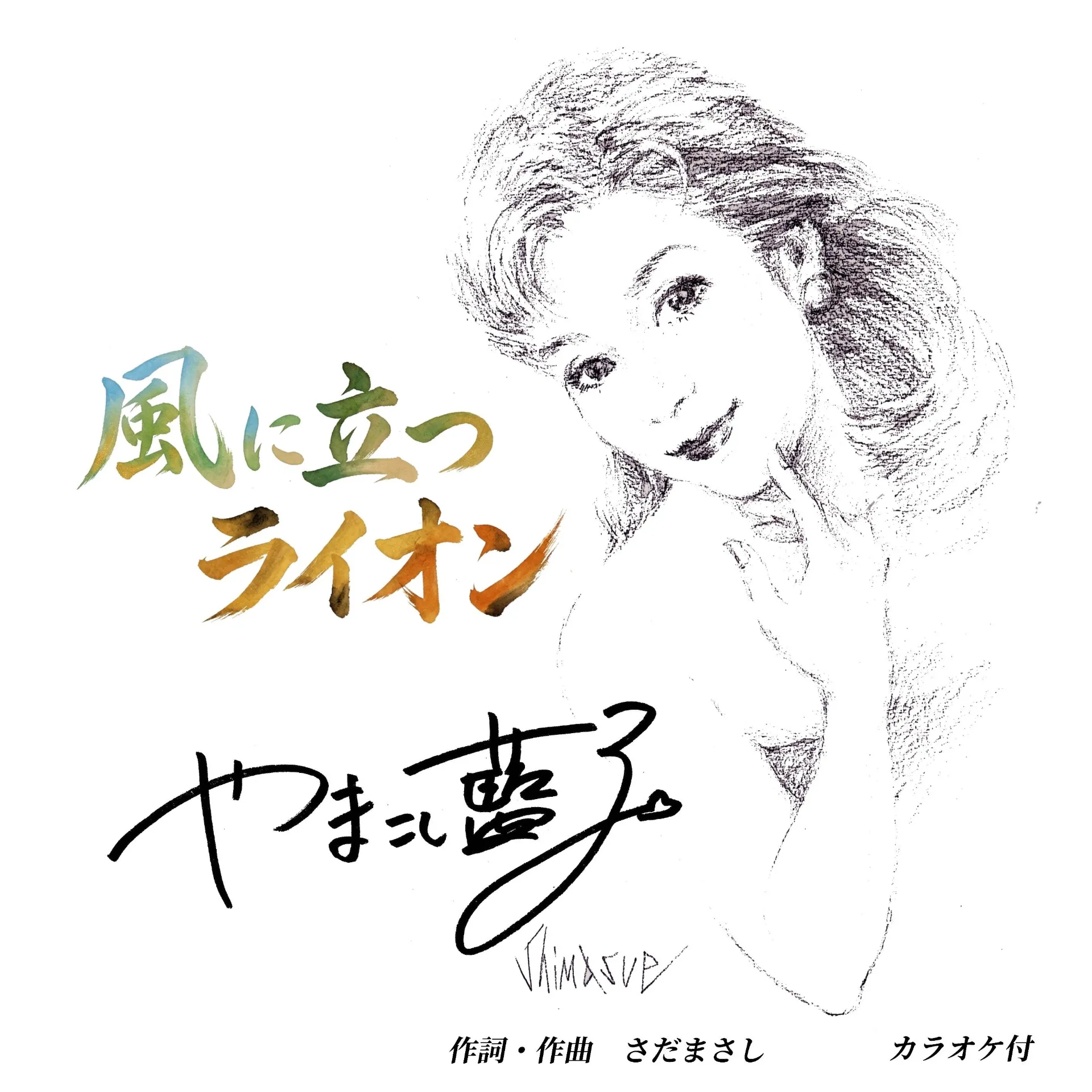 風に立つライオンのジャケット