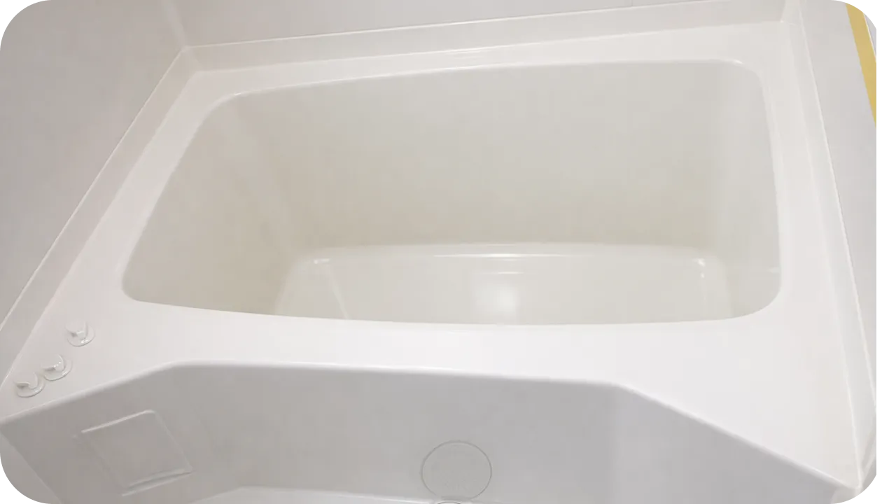 美しく再生された浴室